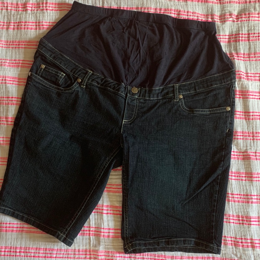 Oh! Mama Denim Shorts